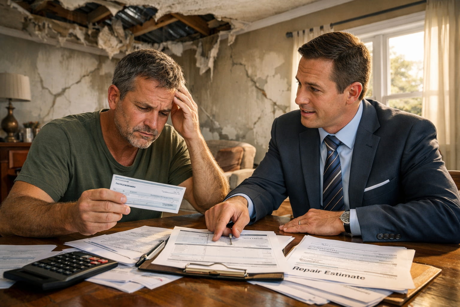 Underpaid Insurance Claims Adjuster